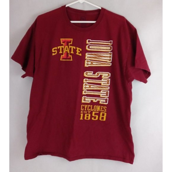 ProEdge NCAA Iowa State Cyclones Est. 1858 ISU Men's Graphic T-Shirt Size XL - Picture 1 of 5